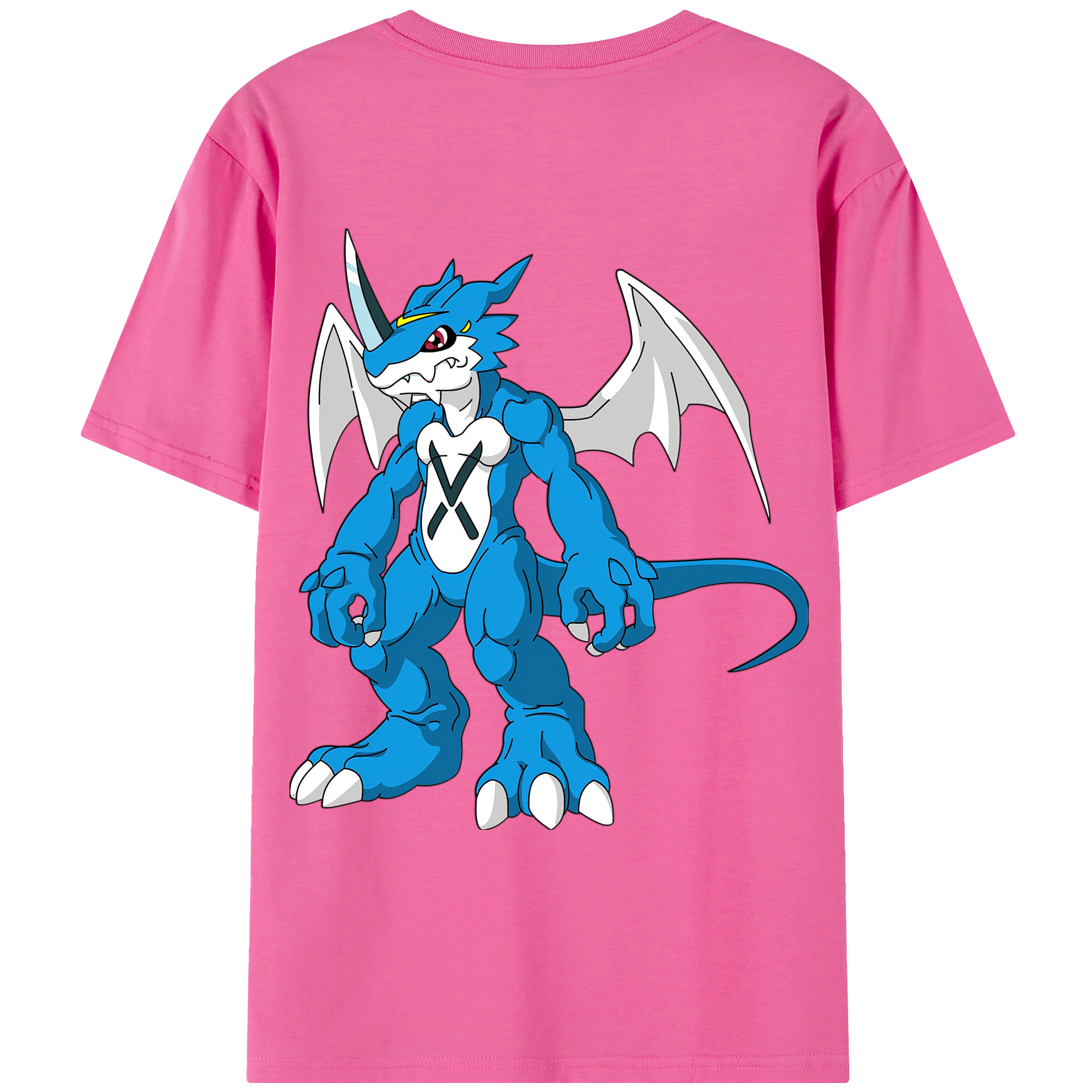 （画像用） Digimon デジタルモンスター/デジモン レディース半袖Tシャツ(バックプリント)